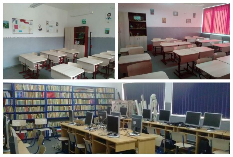 Elevii, așteptați în ”casă nouă”. Școală din Timiș, renovată și utilată cu peste 2 miliarde de lei. FOTO