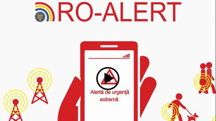 SMS-uri de alarmare și în Timiș, prin sistemul RO-ALERT