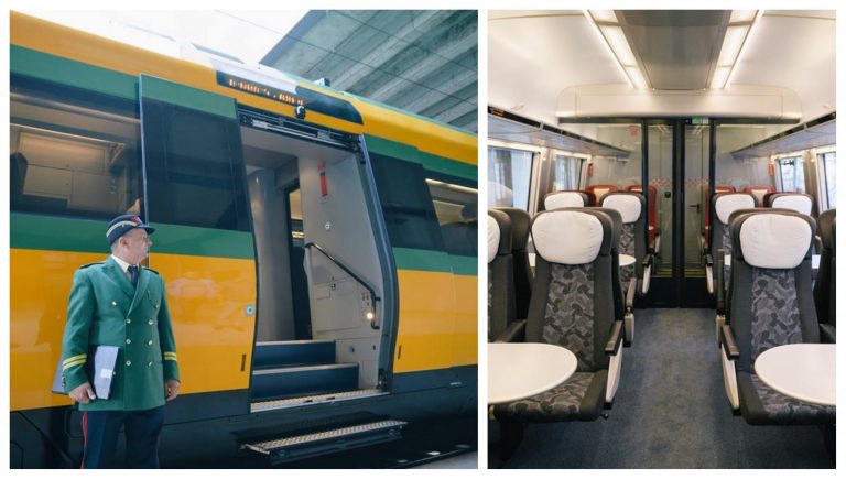 Trenul privat care pleacă de la Timișoara și oferă condiții de lux pasagerilor
