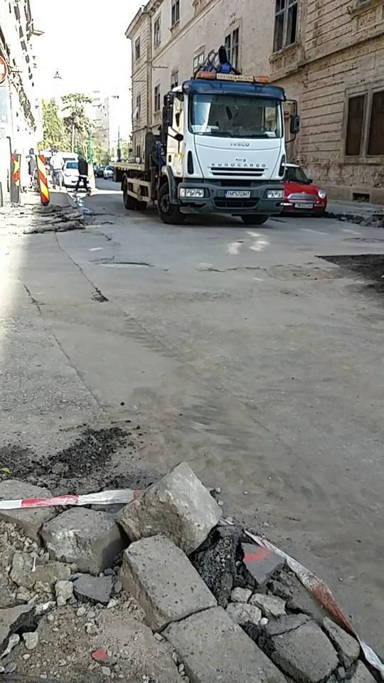 Lucrări sistate pe strada Emanoil Ungureanu din Timișoara!