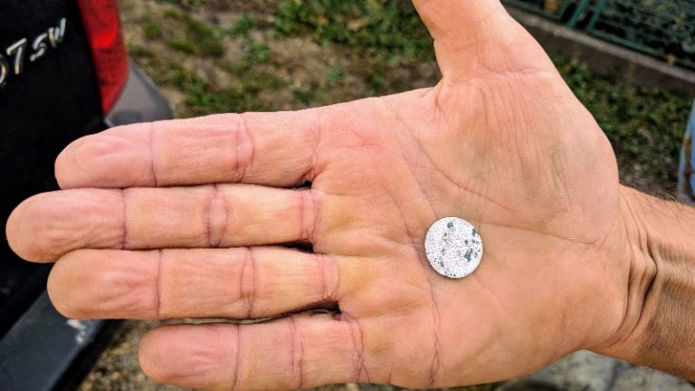 Comoara descoperită de un bărbat din vestul țării, în timp ce săpa în curtea casei