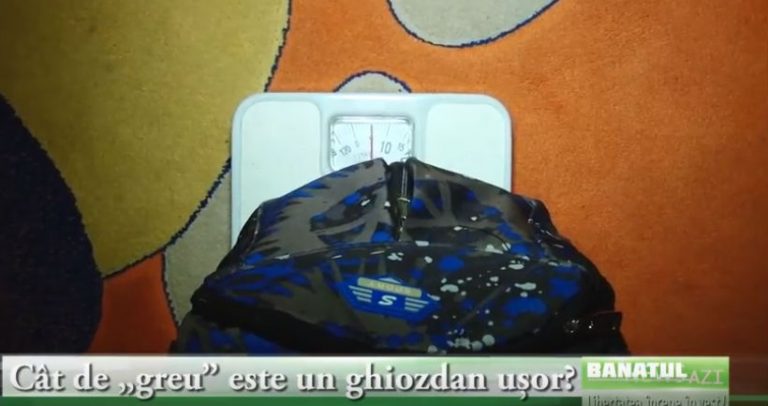 Cât de „greu” este un ghiozdan „ușor”? Video