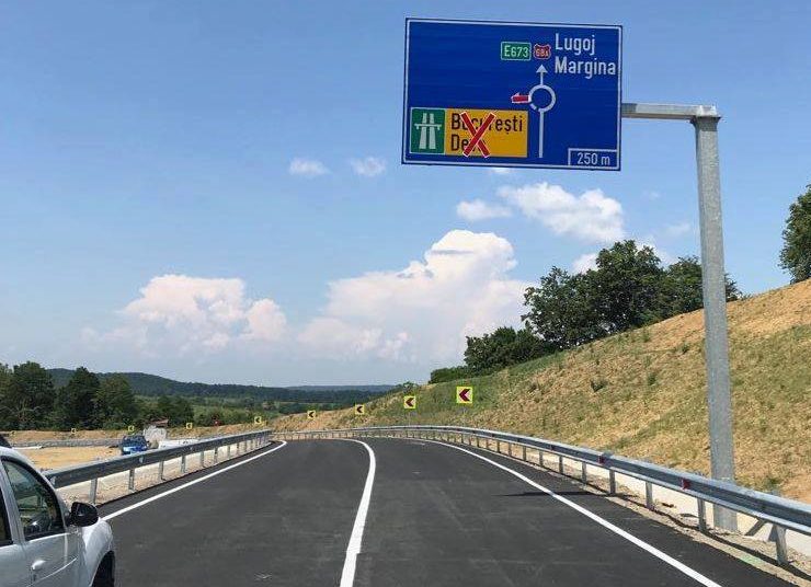Tronsonul Lugoj – Deva se leagă de autostrada A1