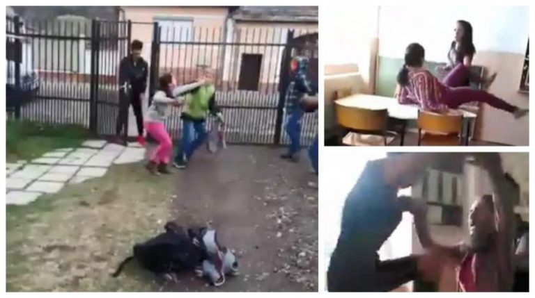 Scene șocante la o școală din România. Doi frățiori, bătuți și umiliți