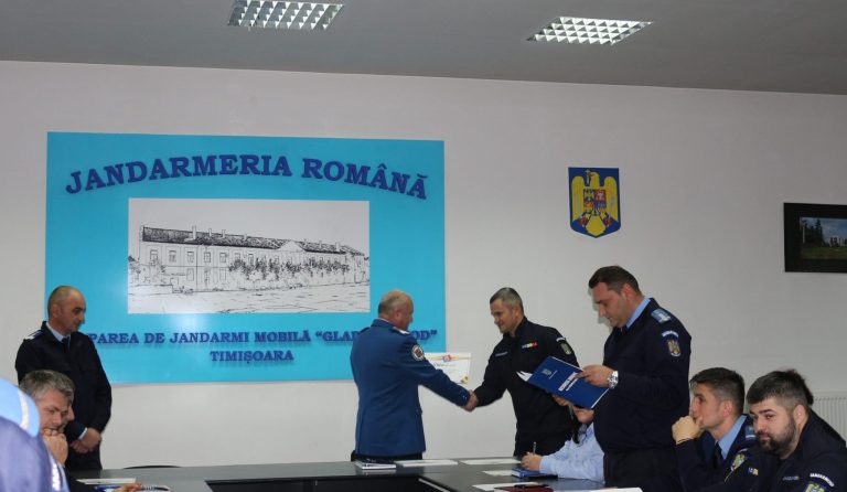 Subofițeri înaintați în grad la Jandarmi, cu prilejul Zilei Naționale a României