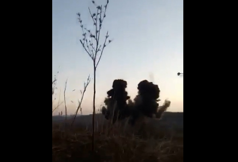 VIDEO cu momentul unor explozii, la Arad