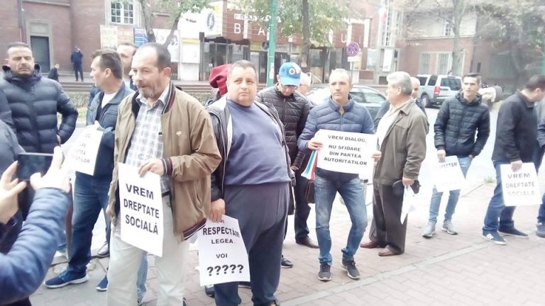 Protestele taximetriștilor din Timișoara continuă-video