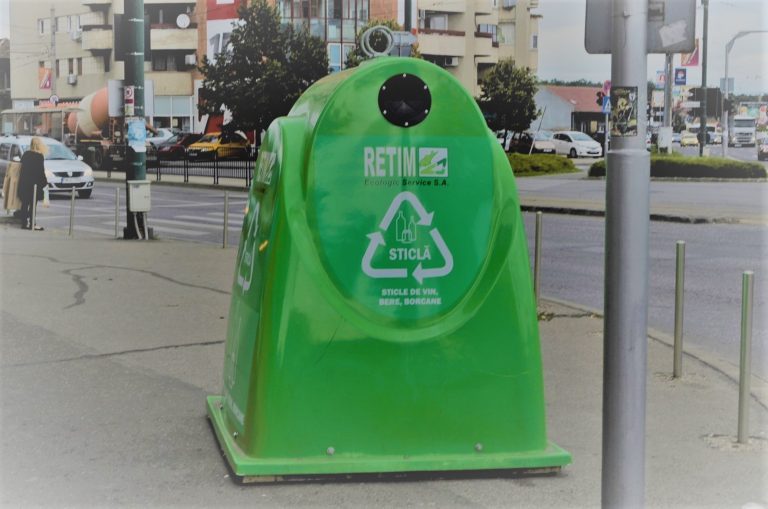 Atenție! Containerele tip clopot amplasate în Timișoara sunt destinate exclusiv recipientelor din sticlă