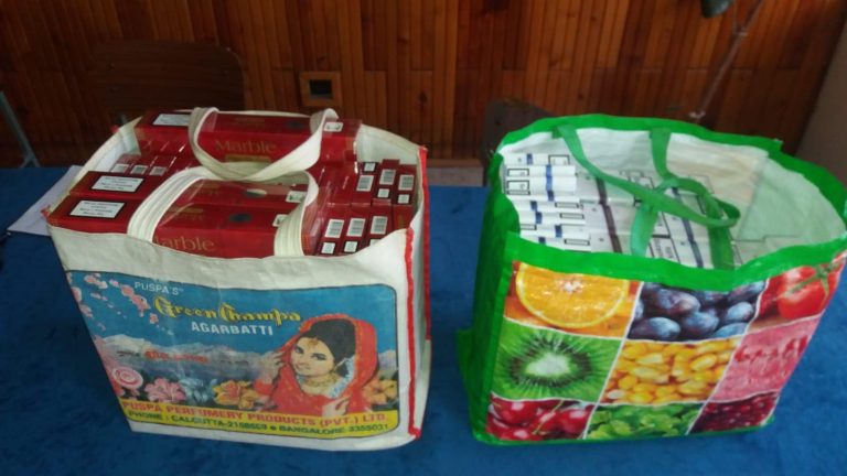 Contrabandă cu țigări în vestul țării