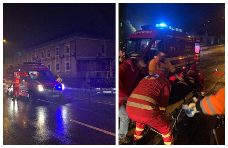 Șofer aruncat din mașină, în trafic, la Reșița. Are răni grave și a fost adus la Timișoara