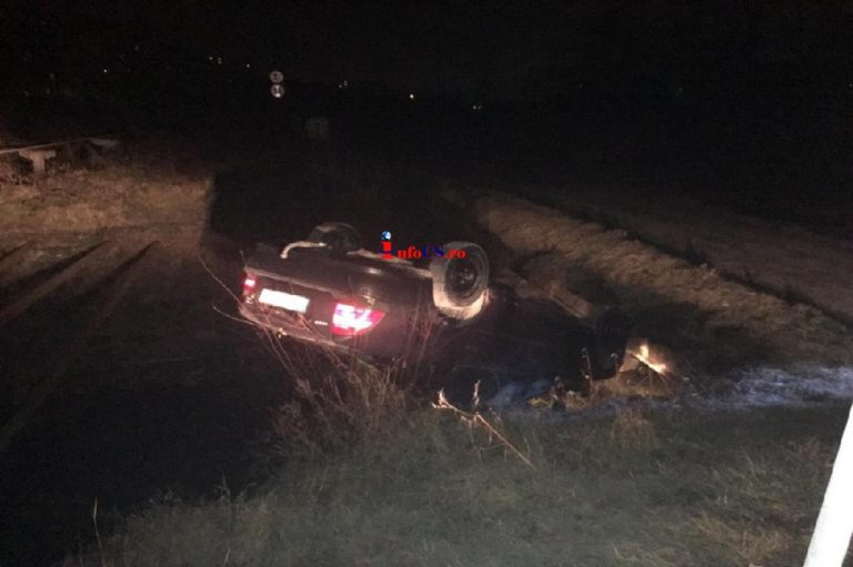 Sperietură soră cu moartea pentru un șofer din Banat! Ce i s-a întâmplat noaptea trecută! VIDEO