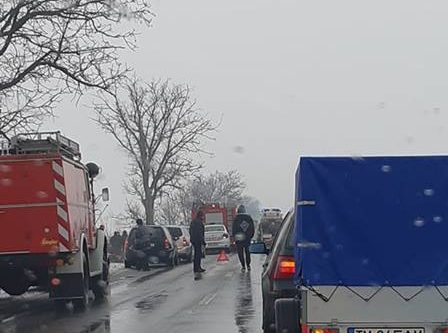 Accident cu patru victime pe DN6, între Șandra și Lovrin