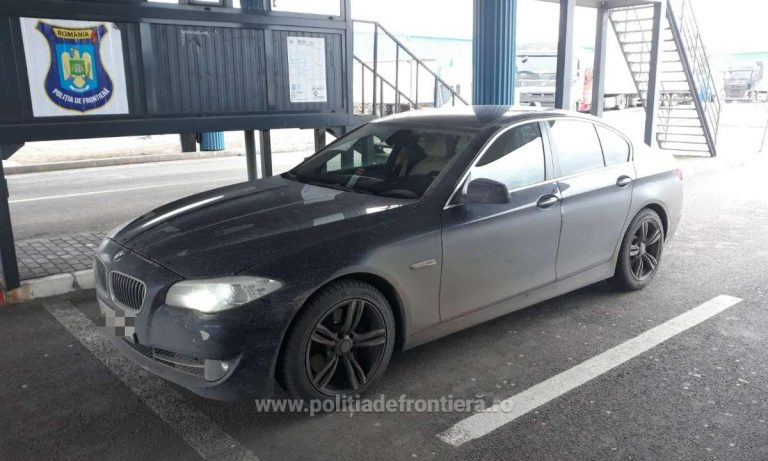 Mașină de lux căutată în Austria, descoperită în Timiș