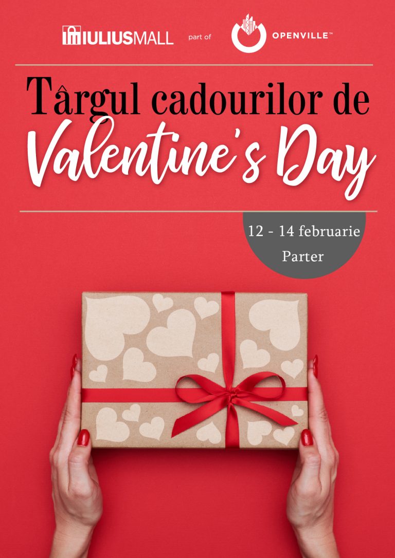 Idei inedite de cadouri de Valentine’s Day, la târgul tematic din Iulius Mall