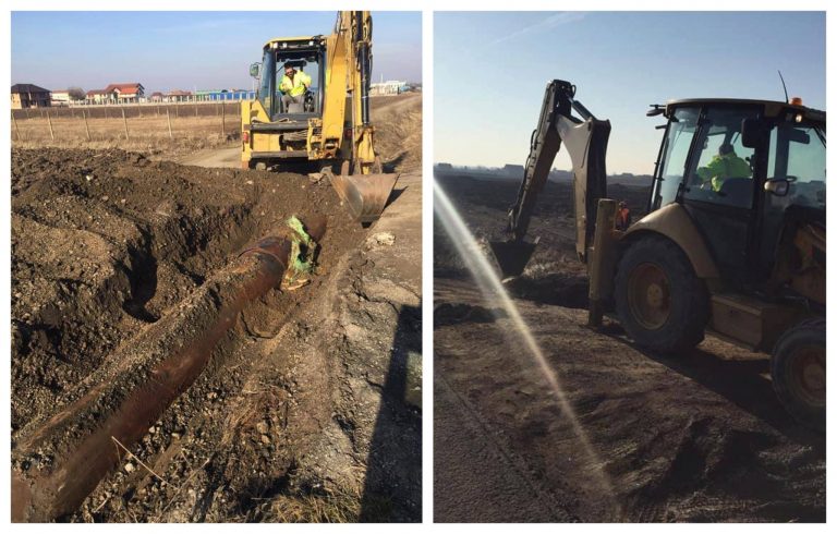 Drumuri amenajate ilegal lângă Timișoara, demolate de autorități