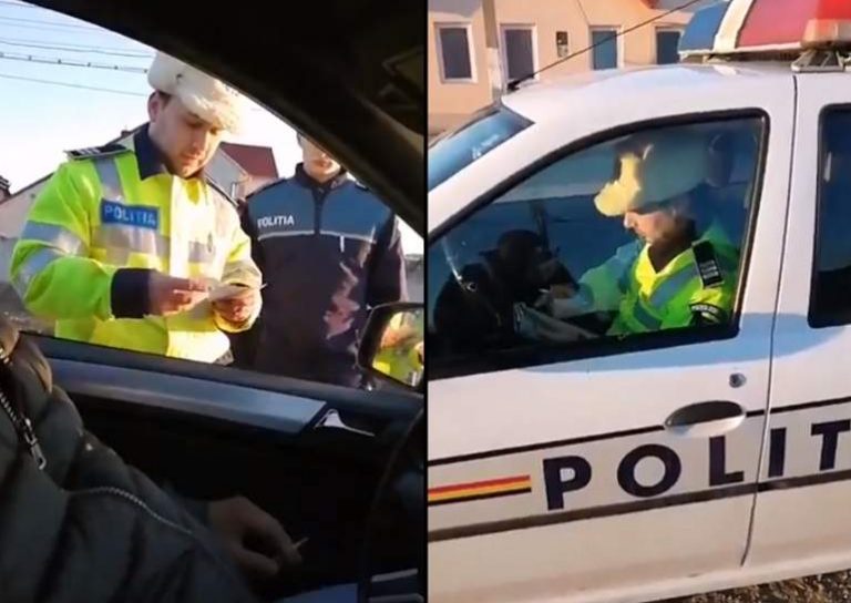 ”Să mergi la școală să înveți, frumosule. Cel mai prost polițist” Doi polițiști din Timiș jigniți ca la ușa cortului de un șofer. VIDEO