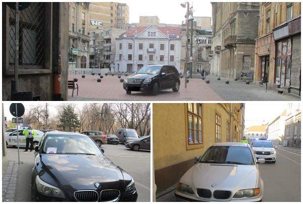 Pietonalele, locuri de parcare pentru tot mai mulți șoferi din Timișoara