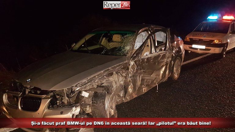 Un șofer turmentat a scăpat ca prin minune după ce a lovit două TIR-uri pe contrasens, pe un drum din Banat