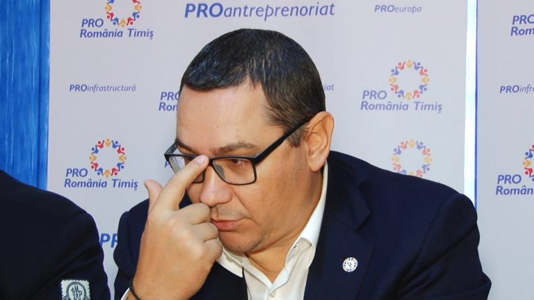 Victor Ponta, la Reşiţa: Sper şi cred ca Sorin Grindeanu să oblige PSD-ul să se reformeze