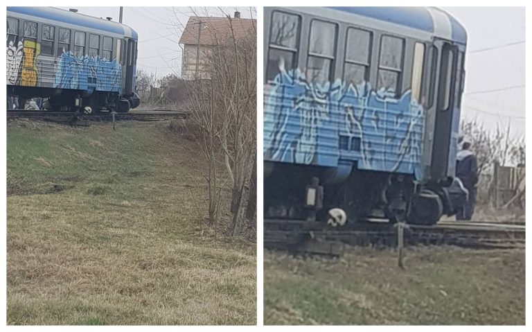 Mașină lovită de tren în Timiș! O copilă a rămas încarcerată