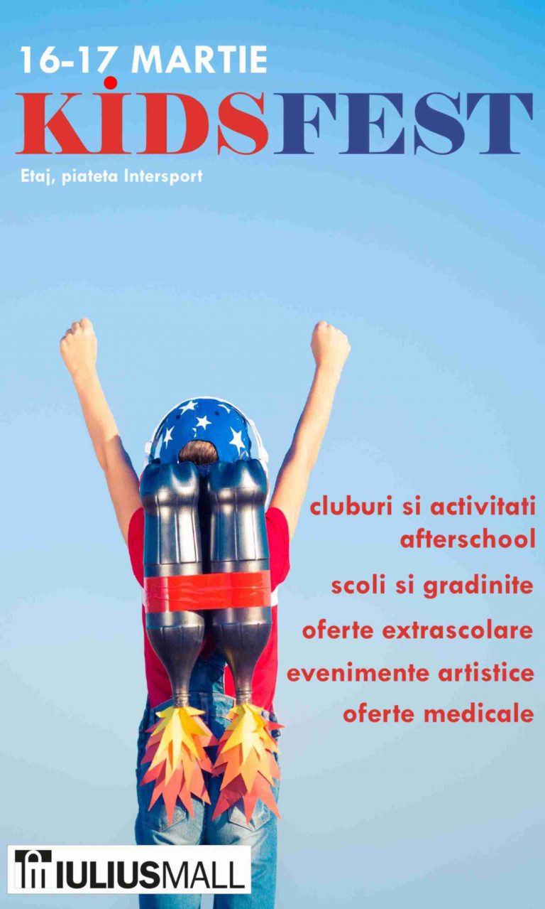 Oferte de programare și robotică și ateliere de creație peisagistică, dedicate celor mici, la Târgul Kids Tim Fest de la Iulius Mall