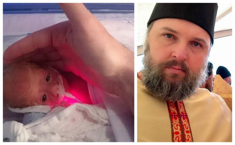 Experiența unui preot român chemat să boteze un bebeluș ce cântărea doar 500 de grame: „Dintr-o dată, şi-a întors capul spre mine”