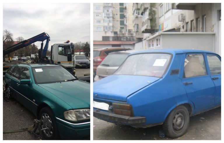 Continuă ridicarea rablelor din Timișoara