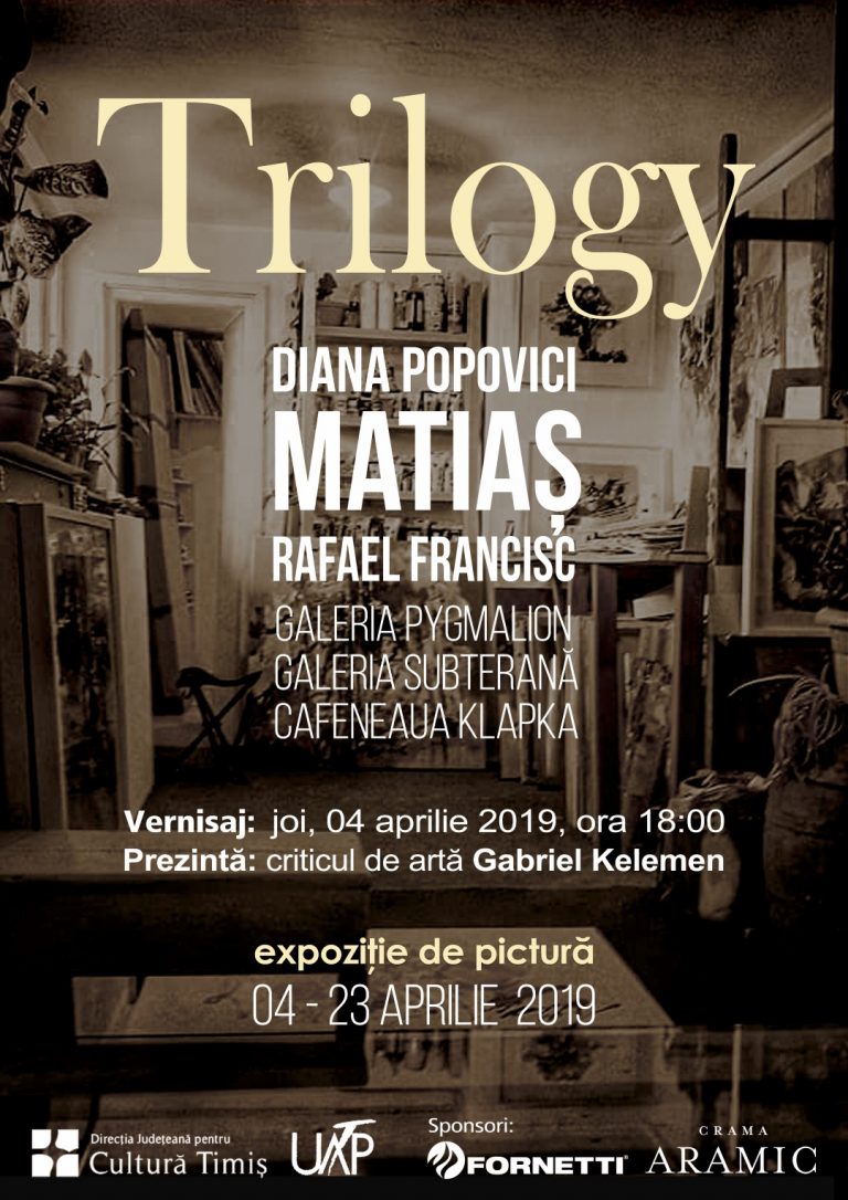 Gabriel Kelemen, prezent la vernisajul expoziției de pictură ”Trilogy”