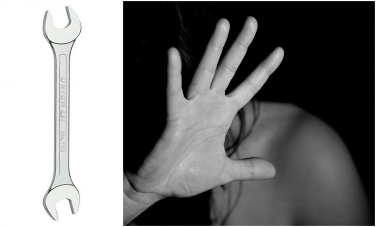 Incident șocant în vestul țării. O tânără a fost bătută de iubit cu cheia mecanică