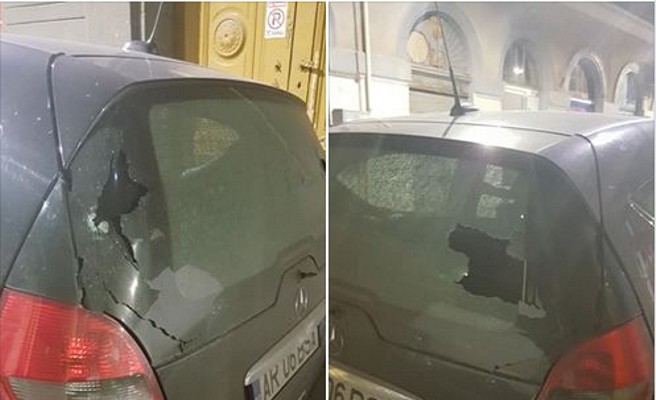 Patroana unei pizzerii din vestul țării și-a găsit mașina vandalizată