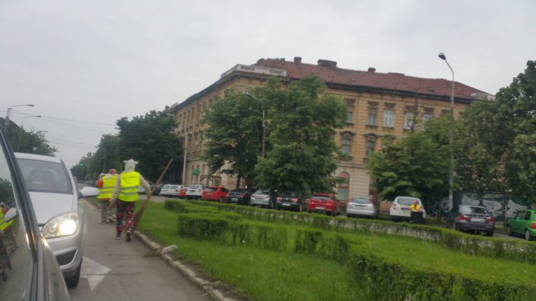Măturătorii au ajuns în cartierele Timișoarei