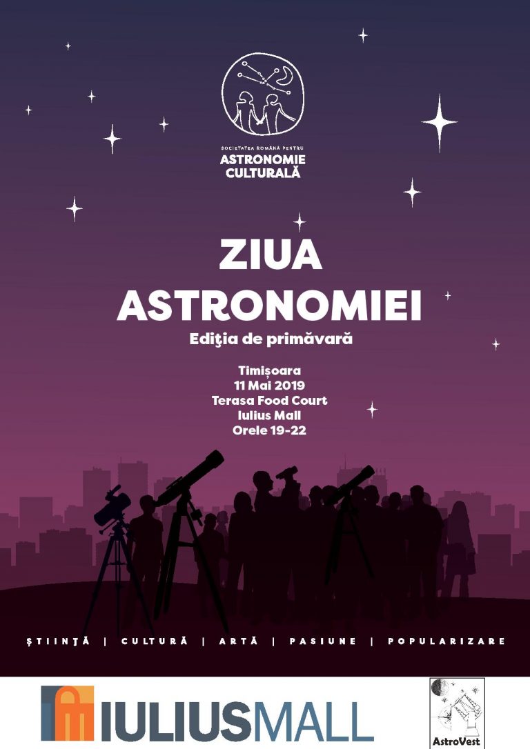 Observații astronomice și teatru de păpuși, în week-end, la Iulius Mall