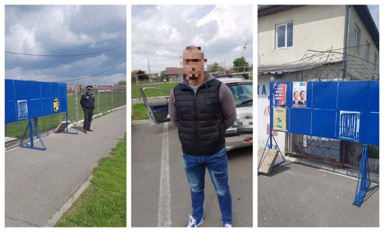 A început campania electorală, apar și primii vandali de afișe