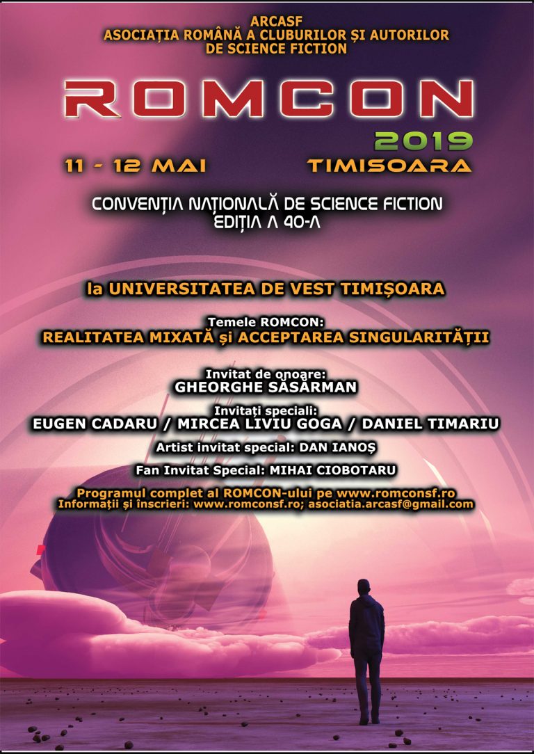 ROMCON – a 40-a Convenție Națională de Science-Fiction se va desfășura la Timișoara