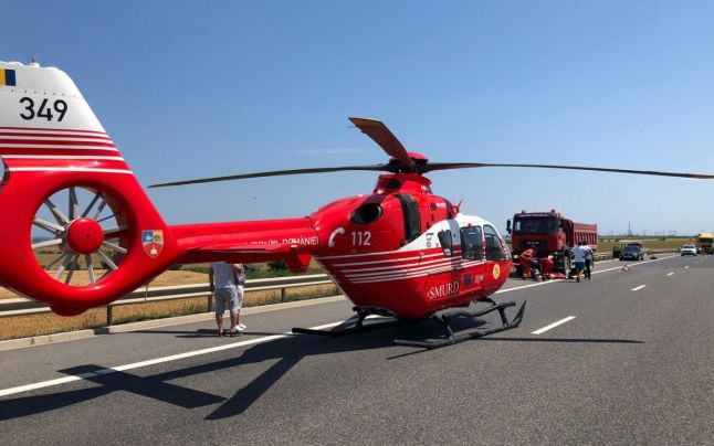 Accident cu urmări grave pe autostradă
