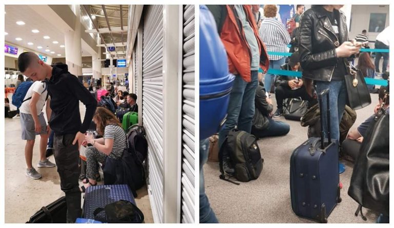 Zeci de români blocați pe aeroportul din Liverpool