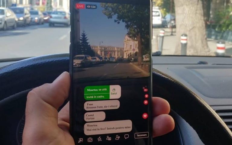 Proiect: Fără permis dacă transmiţi live pe Facebook, fotografiezi sau tastezi în timp ce eşti la volan