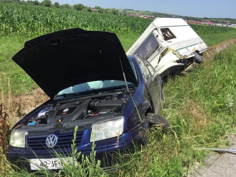 Olandez rănit, în urma unui accident pe centura Lugojului FOTO