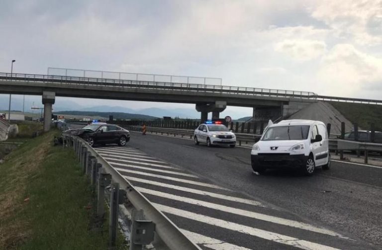 Accident în lanț pe autostrada vestului!