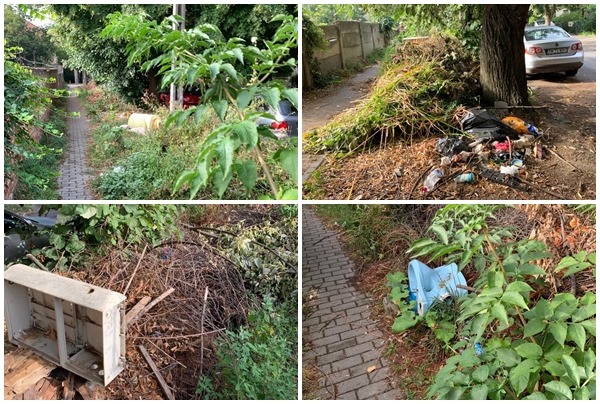 Cititorii sesizează: Trotuare impracticabile din cauza gunoaielor