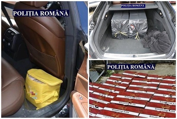 Zeci de mii de țigări de contrabandă, confiscate la Arad