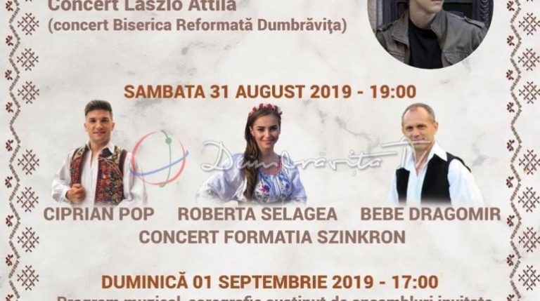 Zilele Comunei Dumbrăvița se apropie