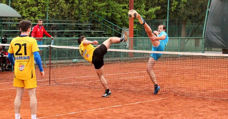 O nouă rundă din Campionatul României la tenis cu piciorul, se va desfășura la Dumbrăvița