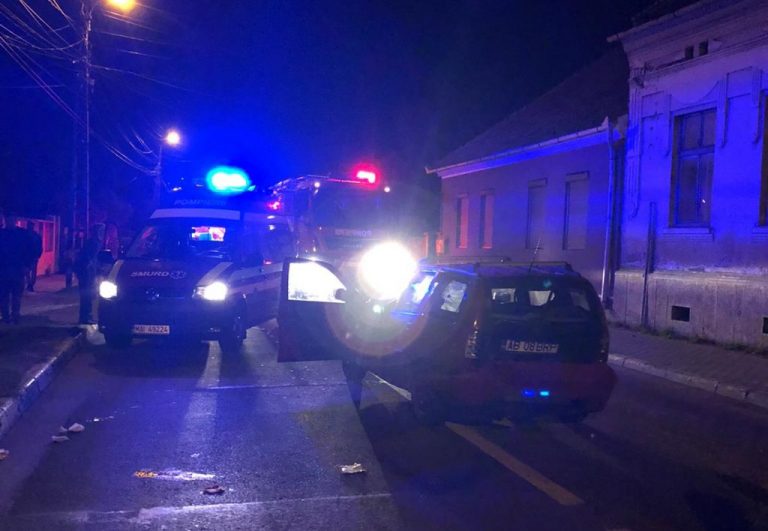 Spulberați pe trecerea de pietoni