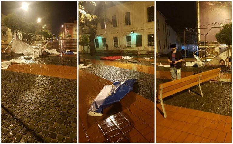 A început bătălia electorală, se distrug corturile partidelor politice