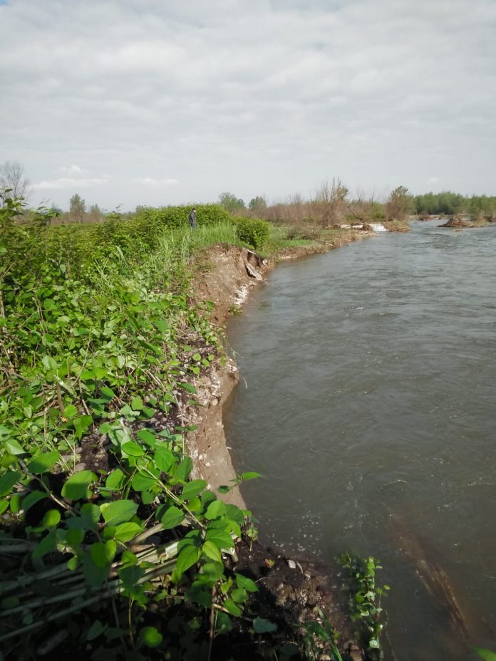 eroziune mal pr Axin confluenta r. Bistra