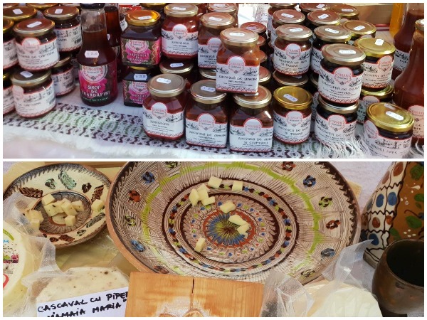 Târg de produse tradiționale, în Piața Traian