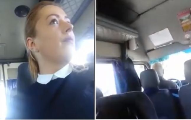 Pasageră înjurată ca la uşa cortului de şoferul unui microbuz VIDEO