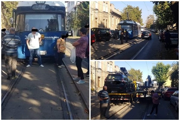 Neamț, amendat după ce a blocat tramvaiele din Timișoara