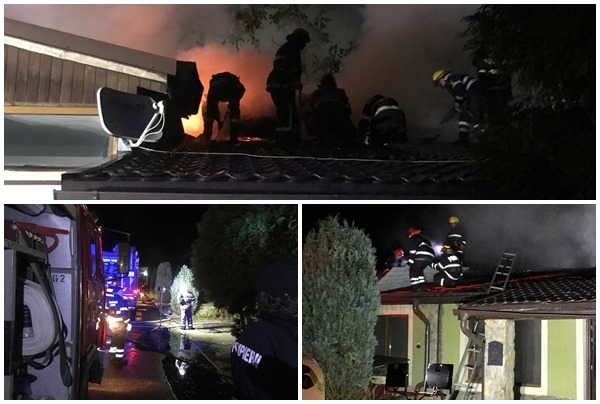 Incendiu extins în Cartierul Verde din Arad